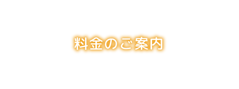 料金のご案内